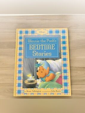 2/$25 NEW Disney's Winnie the Pooh's BEDTIME Stories 1994 Hard Cover Book Eeyore